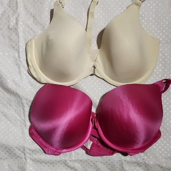 Elegant Cream and Pink Women's Bras - Picture 1 of 10